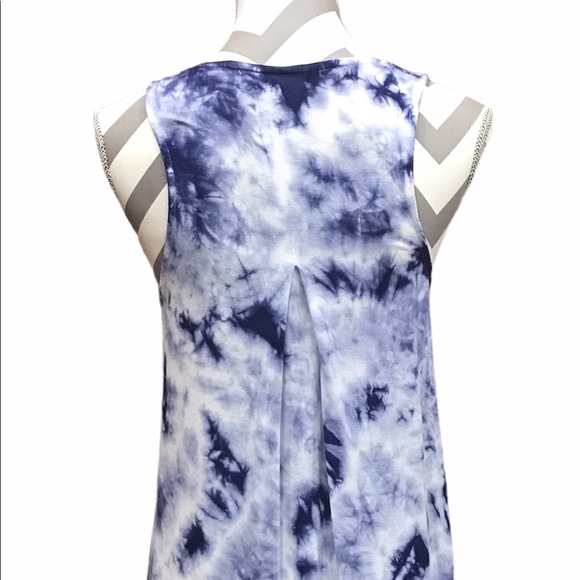 Knox Rose Purple Tie Dye Sleeveless Tank Top - Picture 2 of 3